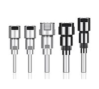1PC Milling Cutter Extension Rod 6mm 1/4'' 8mm 12mm Shank Collet Engraving Machine Extension Router Bit Tool Holder (Size : 6.35mm to 8mm)
