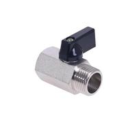 1pc Mini Brass Ball Valve 1/2, 1/4", 1/8" BSPT Male to Female Air Compressor Valves(1/4")