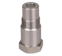 1Pc Mini Oxygen Catalyst Sensor M18X1.5 For Automobile 46.5 * 16.0 * 16.9MM Silver Stainless Steel Durable