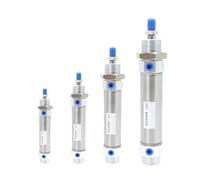 1pc Mini Pneumatic Cylinder Kit S-SCA-SU MI/MIC25x250-500 Compact Air Cylinder with Bearing Core Components(MI25X450SCA)