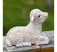 1pc Mini Sheep Figurines Garden Ornament Outdoor Statues Micro Garden Landscape Deer Animal Figurines Decoration
