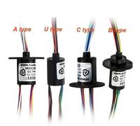 1pc Mini slip ring SNM012 6 wires/12 wires/18 wires slip rings 2A signal(12wires C-flange)