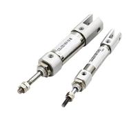 1pc Mini Small CDJ2B CDJ2D Type Double Acting Pneumatic Air Cylinder Single Rod 20mm 25mm 30mm 150mm Stroke CDJ2B16(Stroke 25mm -B,CDJ2B10 (Bore 10mm))