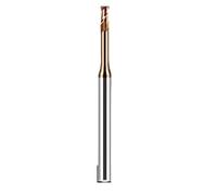 1pc Mini Small Diameter 0.2 .5 .8 1 3.0mm Deep Groove Micro Carbide End Mill Long Neck Milling Cutter CNC(2.5x20H)