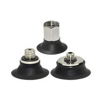 1pc Mini Vacuum Sucker ZP2-TB10/15/20/25/30MT-B5/H5 White Black Anti-static Vacuum Suction Cup(ZP2-TB20MT-H5,Black)