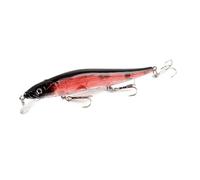 1pc Minnow Fishing Lure 11.5cm 13.9g Floating Artificial Hard Bait Bass Wobbler Lures Crankbait Pike Treble Hooks Tackle(E)