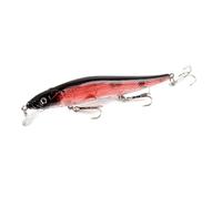 1pc Minnow Fishing Lure 11.5cm 13.9g Floating Artificial Hard Bait Bass Wobbler Lures Crankbait Treble Hooks Tackle(E)