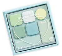 1Pc Mint Green Small Sticky Notes,4 Styles Set, Cute School Supplies,Clean Removal,Self-Stick Note Notebooks and Writing Pads for Office School Personal Note Pads Convenient to Carry