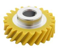 1PC Mixer Worm Gear Replacement - W10112253 Worm Gear - Nylon Gear for 4.5QT 5QT Stand Mixers - Compatible with Tilt-Head Models 5KSM90 5K45SS K5SS KSM150 KSM175 (Yellow)