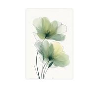 1pc Modern Boho Sage Green Botanical Canvas Wall Art_3 (1)