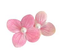 1PC Modern Double Floral Pattern Hair Clasps Flower Hair Clip Hairpiece Styling Solution For Various Outfit Combinations Clip With Pearls