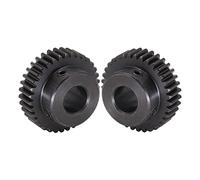 1pc Module 35 Teeth Spur Gear with 6-17mm Bore - 45 Carbon Steel Blackening Gear for Mechanical Applications(1M 35T -Bore 17 mm)
