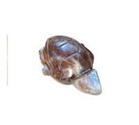 1PC Moon and Sun Sea Turtle Natural Crystal Carving Decor Gift.,3pc