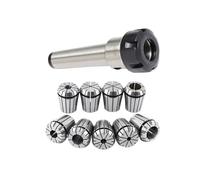 1PC Morse Taper MT2 MT3 MT4 ER16 ER20 ER25 ER32 Tool Handle MTA2/3/4 MTB2/3/4 +9PCS Spring Collets for Milling Lathe Tools(MTA4-ER32(9PCS))