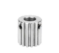 1pc Motor Gear 1M10T/11T/12T/13T/14T Bore Size4 /5/6 Mm 304 Stainless Steel Gear Wheel Teeth Thickness 12 Mm Total Height 18 Mm(4 mm,11T (Round Hole))