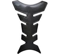 1PC Motorbike Tank Protector - Motorcycle Sticker - 3D Adhesive Pad - Scratch Protection for Fuel Tank Surface - Universal Fit (Black)