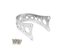 1PC Motorcycle Front Fork Fender Brace Tracker Narrow Metal For Harley Sportster Iron XL 883 1200 Dyna Low Rider Super Glide 72(Chrome)