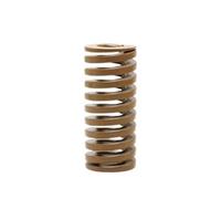 1Pc Mould Die Spring Spiral Stamping Compression Spring Outer Diameter 12mm Inner Diameter 6mm Length 20-70mm(20mm,Brown 1Pcs-OD12mmXID6mm)