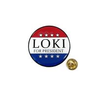 1pc Movie Round Horror Halloween Pins, Zinc Alloy Pin for Women, Men