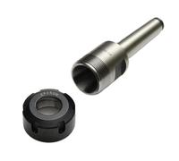 1PC MT2 MT3 MT4 ER25 Morse Taper 9PCS ER25 Spring Collet 1PCS ER25 Wrench for 1-16MM Chuck Clamp Milling Lathe Tool(ER25 Collet(9PCS))