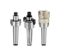 1pc MT2 MT3 MT4 FMB22 FMB27 FMB32 FMB40 Morse FMB Tool Holder Face Milling Machine Tool Holder Cnc Hanger BAP300R 400R 50mm(MT2-FMB22(M10))
