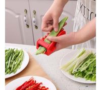 1PC Multi-Functional Green Onion & Pepper Slicer - Does Not Hurt Hands, Ideal for Celery & Green Beans