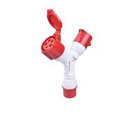 1pc Multi-Functional Waterproof Dustproof Industrial 1 Input to 2 IP44 3P/4P/ 5P Three-Way Plug and Socket 220V 380V