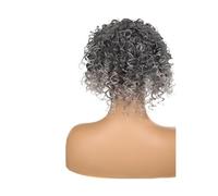 1pc Multicolor Screw Curl Three Card Comfort Replacement Hair Block Synthetic Wig Fluffy Natural Fashion For Women Daily Use(SW78-1BT0906)