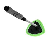 1pc Multifunctional Car Window Cleaner with Extendable Handle Microfiber Glass Cleaning Tool for Windshield Household Windows Mirrors Kitchens and Bathrooms Reusable Duster