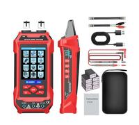 1pc Multifunctional Net Inspector Highlighting Cable Tests Tone Track Light Power Measure and Poet Detect for CAT5 to CAT8 Associations Cable Length Measurer