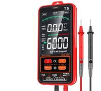 1pc Multimeter AC 600V Voltage 10A Current True RMS Multimetro 6000 Counts Ohm Professional Electrician Tester(T5 Backlit Screen)