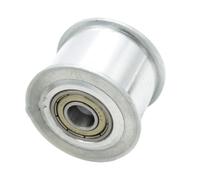 1pc MXL 60T Tooth Belt Idler Pulley With/without Teeth 7mm/11mm Belt Width Bearing Pulley 5/6/8/10/12/15mm Bore Gear Belt Pulley(8mm,Without teeth 7mm)