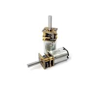 1PC N20 Full Metal Gearbox Gear Reduction electronic starter DC 5V 158RPM Slow Speed D-shaft for Robot Electronic Lock RUAJOGYNVM