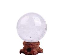 1pc Natural Crystal Ball Polished Globe Massaging 9 Kinds Ball Reiki Home Decoration Souvenirs (Color : White Crystal)