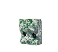 1PC Natural Crystal Raw Stone Small Pet Companion Adorn Crystal Home Decor Ornaments ,qinghai Stone