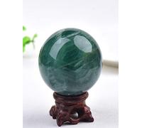 1PC Natural Green Fluorite Ball 200-500g Polished Globe Massaging Ball Reiki Stone Home Decor Exquisite Souvenirs Gifts,Green Fluorite Ball,250-300g (Color : Green Fluorite Ball, Size : 250-300g)