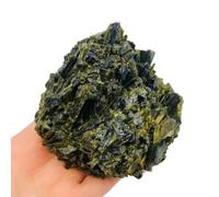 1Pc Natural Green Raw Stone Mineral Specimen Stones Clusters Rock Stones Room Decor,100-130g