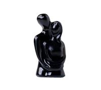 1PC Natural Obsidian Carving Healing Power Stone Crystals for Couples, Surprise Gifts Promote Emotional Development,Obsidian