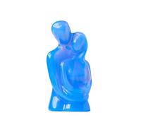 1PC Natural Obsidian Carving Healing Power Stone Crystals for Couples, Surprise Gifts Promote Emotional Development,Blue Opalite