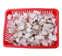 1PC Natural Rare White Clear Quartz Cluster Specimen Reiki Home Decoration Ornamental Degaussing Stone (Color : White Crystal, Size : 50g)