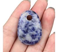 1pc Natural Stone Trapezium Agates Amethysts Pink Crystal Healing Crystal Massage Stone for DIY, Decor, Reiki, Collection, Crafts(Sodalite)