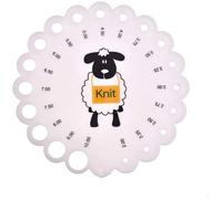 1pc Needle Gauge Ruler Knitting Knit Measure Diy Craft Dressmaking Sewing Fabric Accessory for Women 2.0mm-10mm Attractive Processed