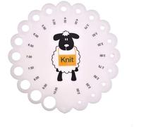 1pc Needle Gauge Ruler Knitting Knit Measure Diy Craft Dressmaking Sewing Fabric Accessory for Women 2.0mm-10mm