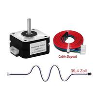1pc Nema17 Stepper Motor 17HS4023 42BGYH 4-Lead 1.0A 13N.cm for CNC Laser Engraving Machine 3D Printer(17HS4023 Dupont,5PCS)