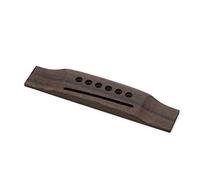 1pc New 6 String Rosewood Saddle Thru Guitar Bridge For Acoustic Folk Bridge Pins Black