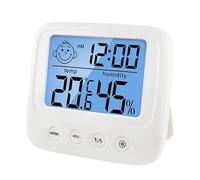 1Pc New LCD Digital Temperature Hygrometer Baby Room Humidity Meter Backlight Home Indoor Electronic Thermometer Weather Station Without Backlight