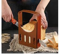 1PC New Toast Bread Slicer Plastic Foldable Loaf Cut Rack Cutting Guide Slicing Tool Kitchen Accessories Practical Cakes Split Tools