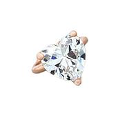 1Pc Newborn Photography Rings Studio Props for 0 to 3 Weeks Old Baby Photoshoots Heart-Shaped Rhinestoned Rings Baby Growth Record Accessories
