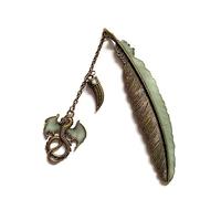 1pc Night Dragon Label Read Maker Feather Book Stationery Marker