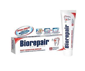 1pc non flouride biorepair fast sensitive REPAIR toothpaste 75ml repairs damage